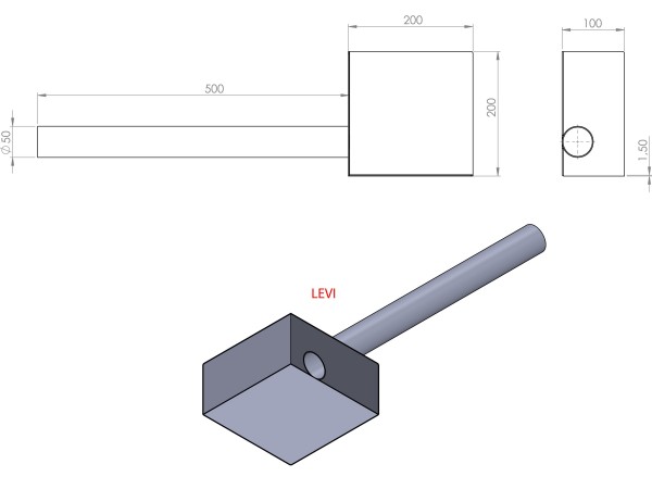 Levi hidroizolacijski horizontalni odtočnik