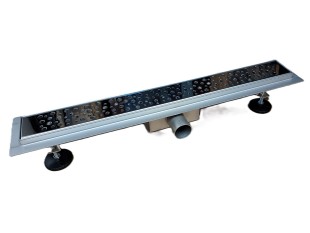 Kanaleta tuš z PERFORIRANIM VZORCEM, dimenzij: 500(d)x70(š)x70(v)mm INOX