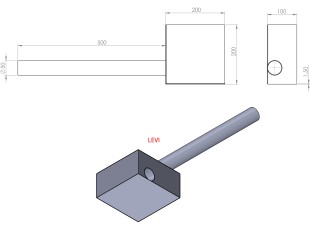 Levi hidroizolacijski horizontalni odtočnik