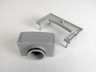 Kanaleta tuš z VALOVITIM VZORCEM, dimenzij: 500(d)x70(š)x70(v)mm INOX