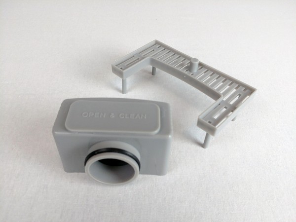 Kanaleta tuš z VALOVITIM VZORCEM, dimenzij: 500(d)x70(š)x70(v)mm INOX