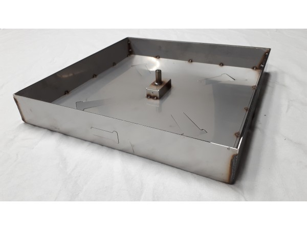 ULJNI ŠAHT – POKLOPAC sa dnom bez armature 300 X 300 X 62mm INOX