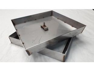 ULJNI ŠAHT – POKLOPAC sa dnom bez armature 700 X 700 X 62mm INOX