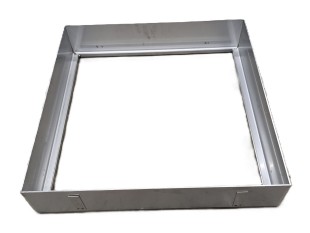 OLJNI JAŠEK - POKROV  z ojačanim dnom in jekleno armaturo 300 X 300 X 120mm INOX