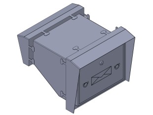 Komplet zidnega vgradnega nabiralnika inox