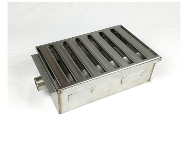 Caditoia / Griglia INOX con drenaggio e sifone