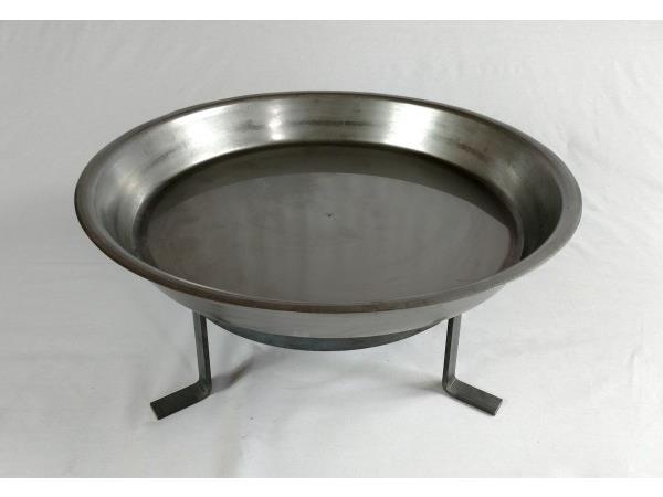 Set barbeque / braciere a carbonio, diametro 55cm VERSIONE INOX